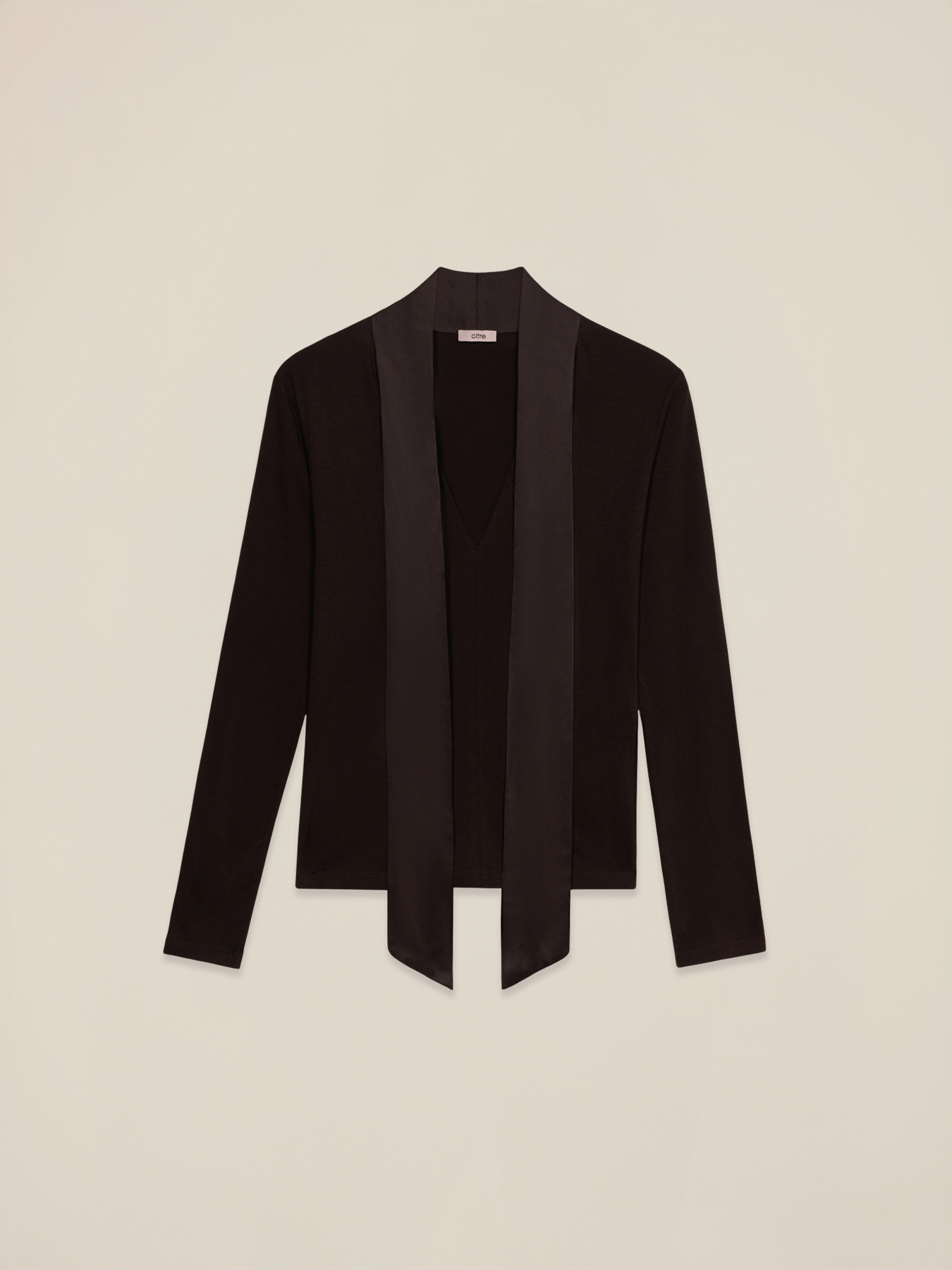 Camiseta con faj&iacute;n de raso image number 3