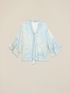 Georgette blouse with ruffle image number 3