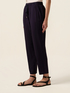 Flowy viscose trousers image number 3