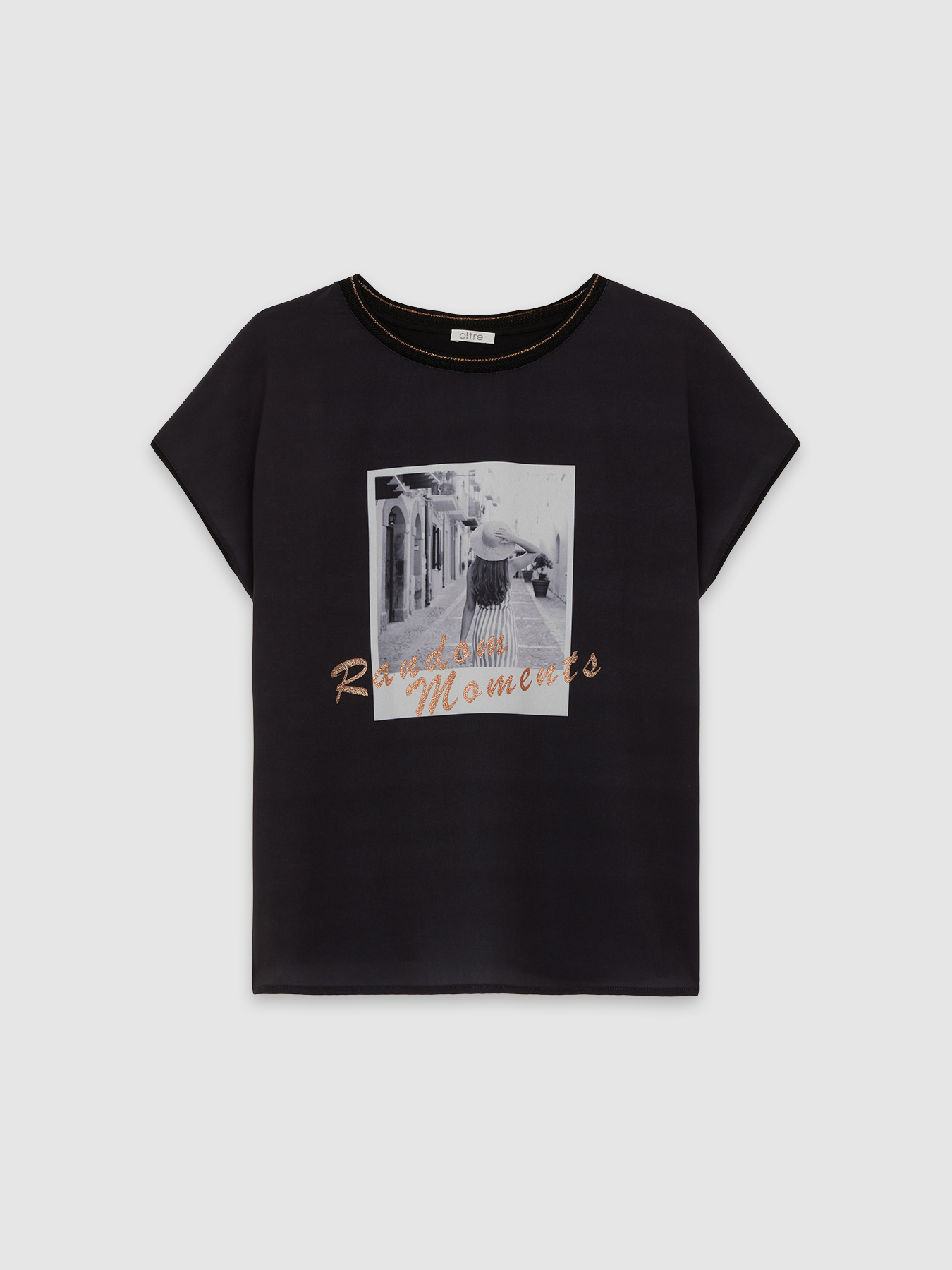 T-shirt bi-mati&egrave;re avec impression image number 3