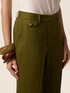 Chinos en lin avec revers image number 2