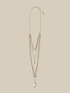 Mehrreihige Halskette mit Steinen image number 1