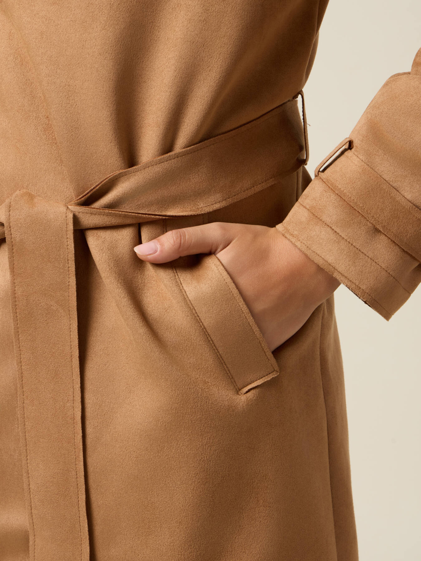 Belted trench coat image number 2