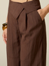 Palazzo pants with folded waistband image number 2