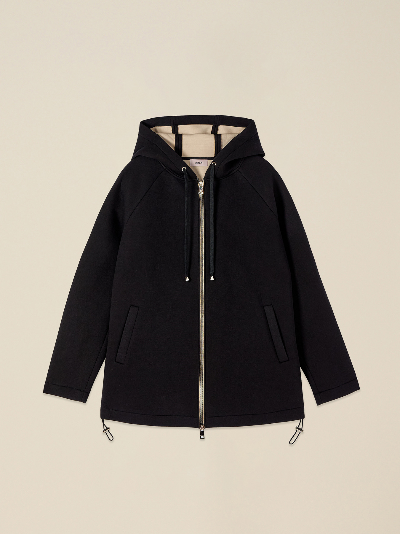 Hooded zip-up jacket image number 3