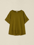 Bi-material oversized T-shirt image number 3