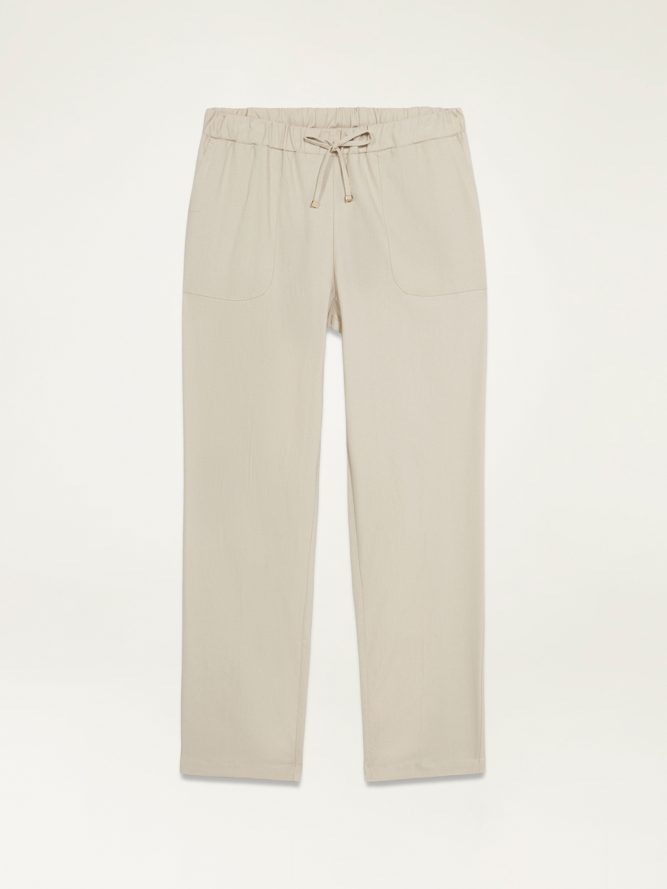 Linen blend joggers image number 4