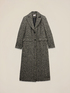 Long herringbone coat image number 5