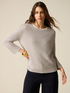Lurex knit sweater image number 0