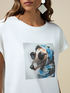 T-shirt avec impression et applications image number 2