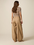 Mixed cotton cargo pants image number 1