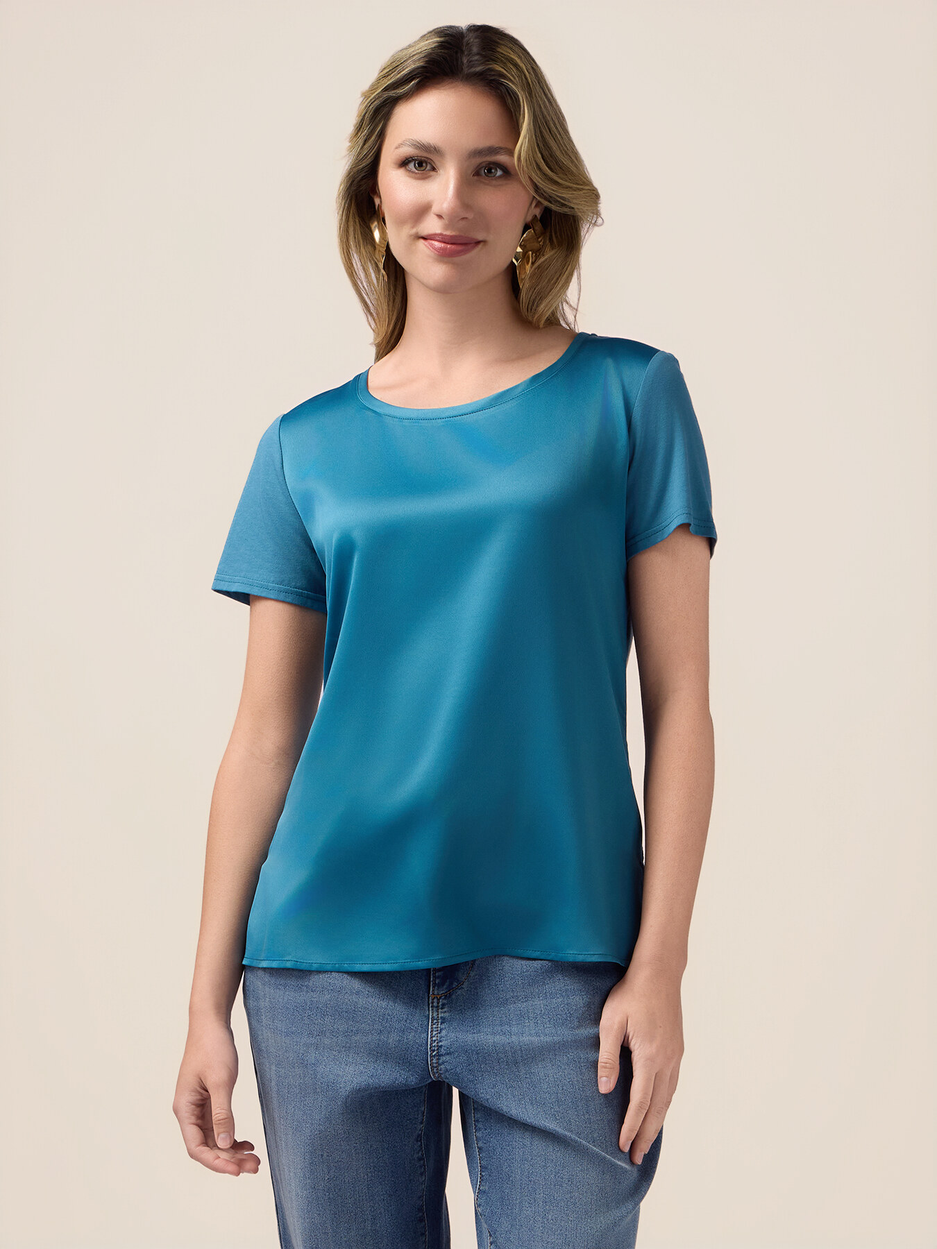 T-shirt bimaterica image number 0