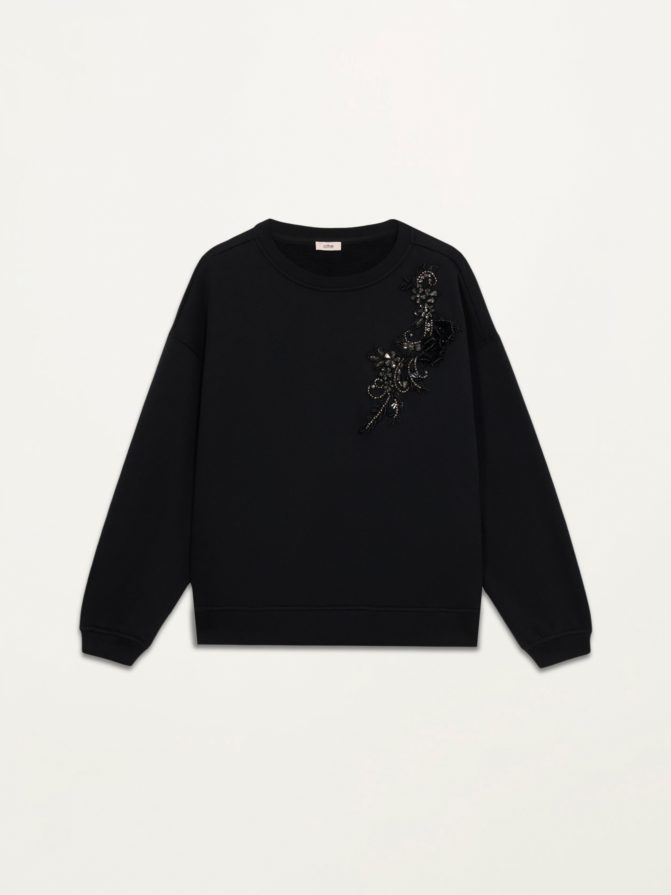 Sweat-shirt avec patch bijou image number 3