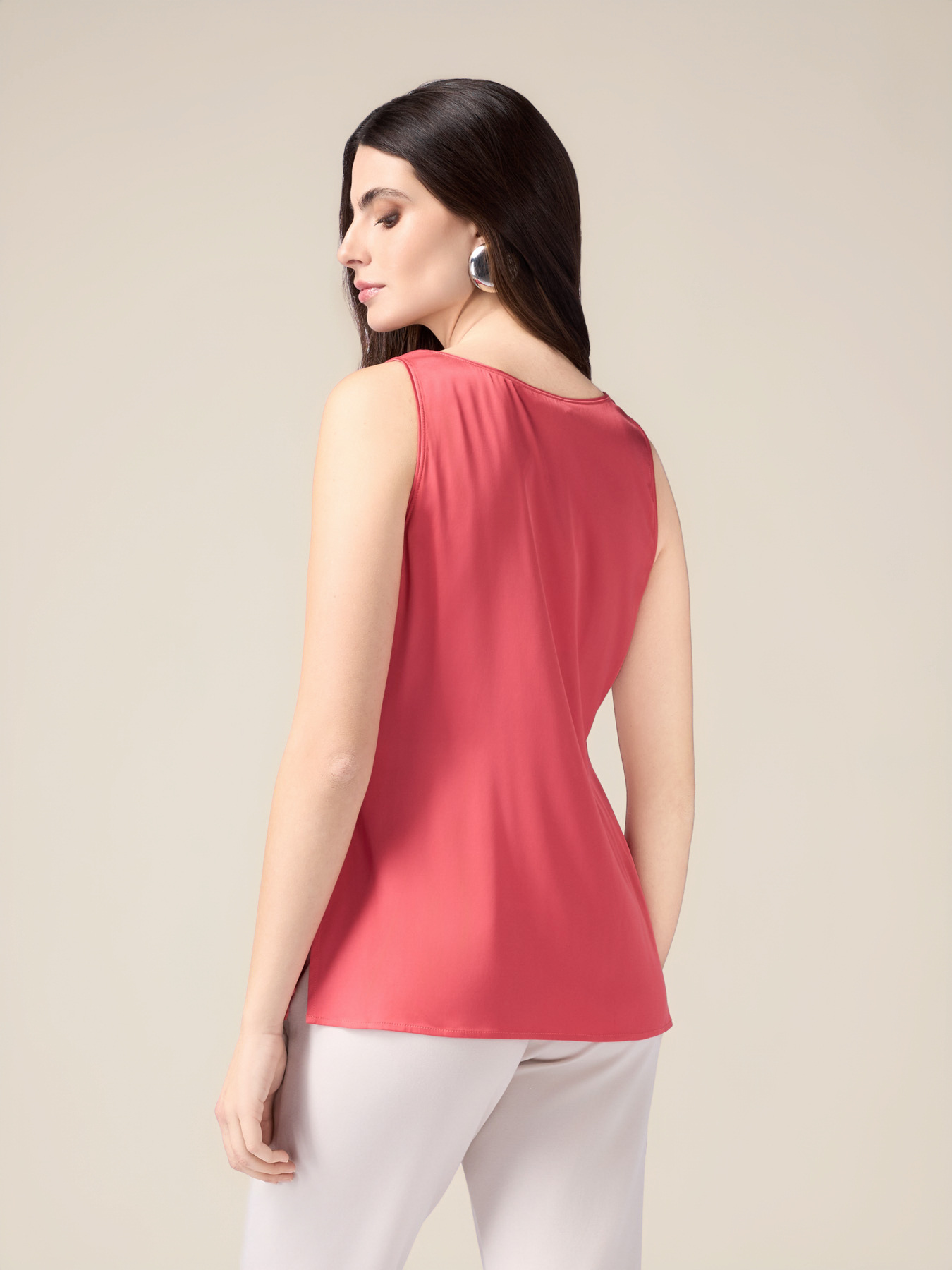 Top in raso di viscosa image number 1