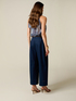 Cropped palazzo pants with ajour image number 1