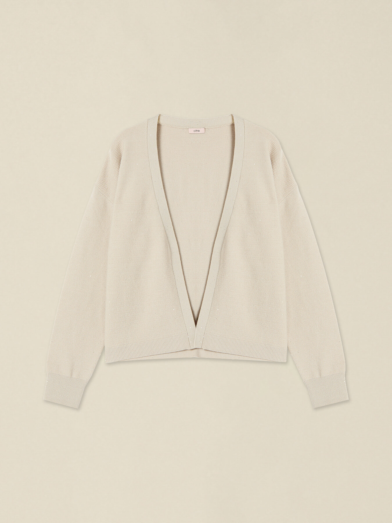 Cardigan con micro paillettes image number 3