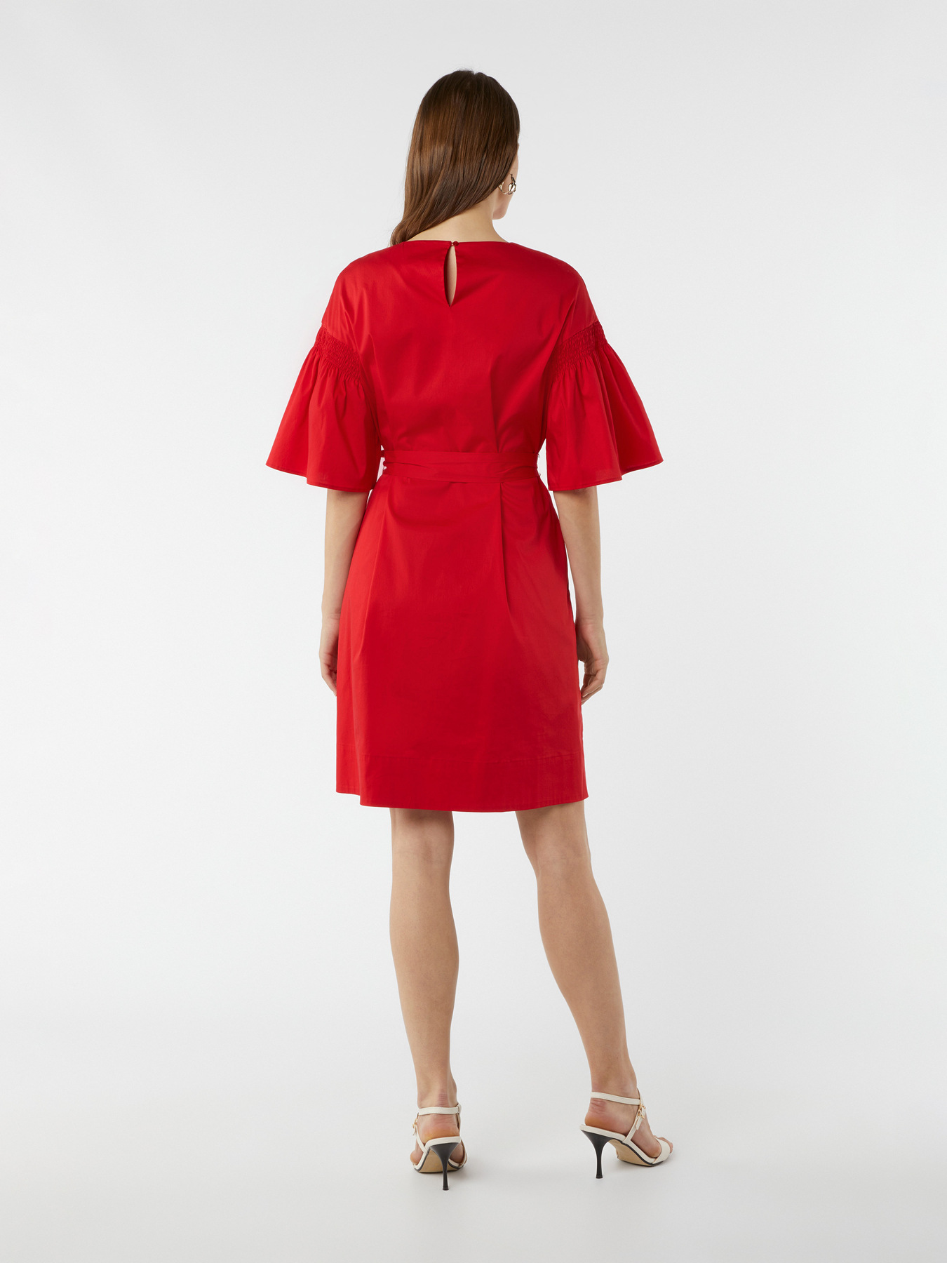 Dress with flared sleeves image number 1