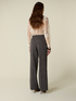 Palazzo pants in viscose blend fabric image number 1