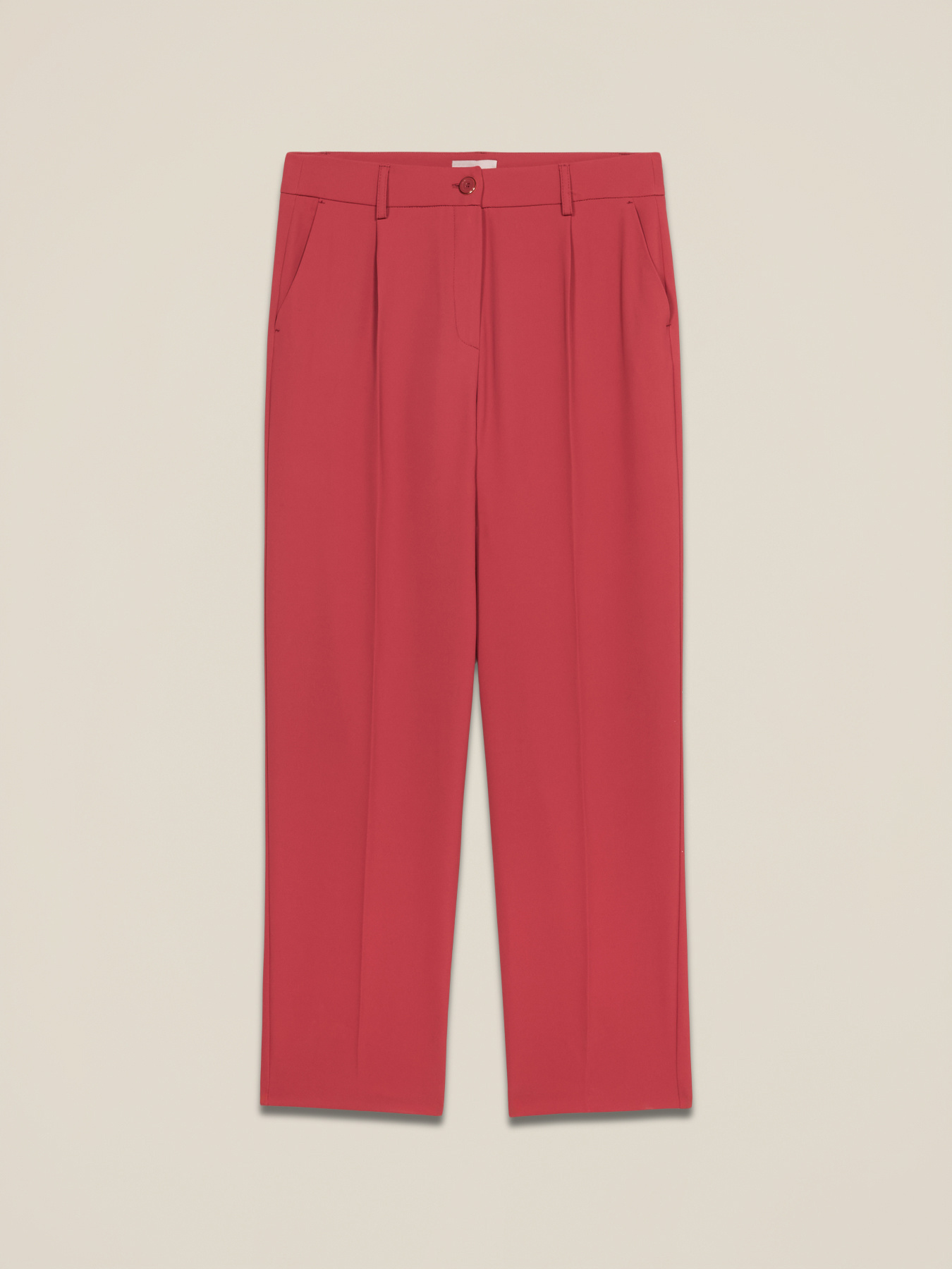 Fluid fabric trousers image number 4
