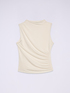 Top in jersey drappeggiato image number 3