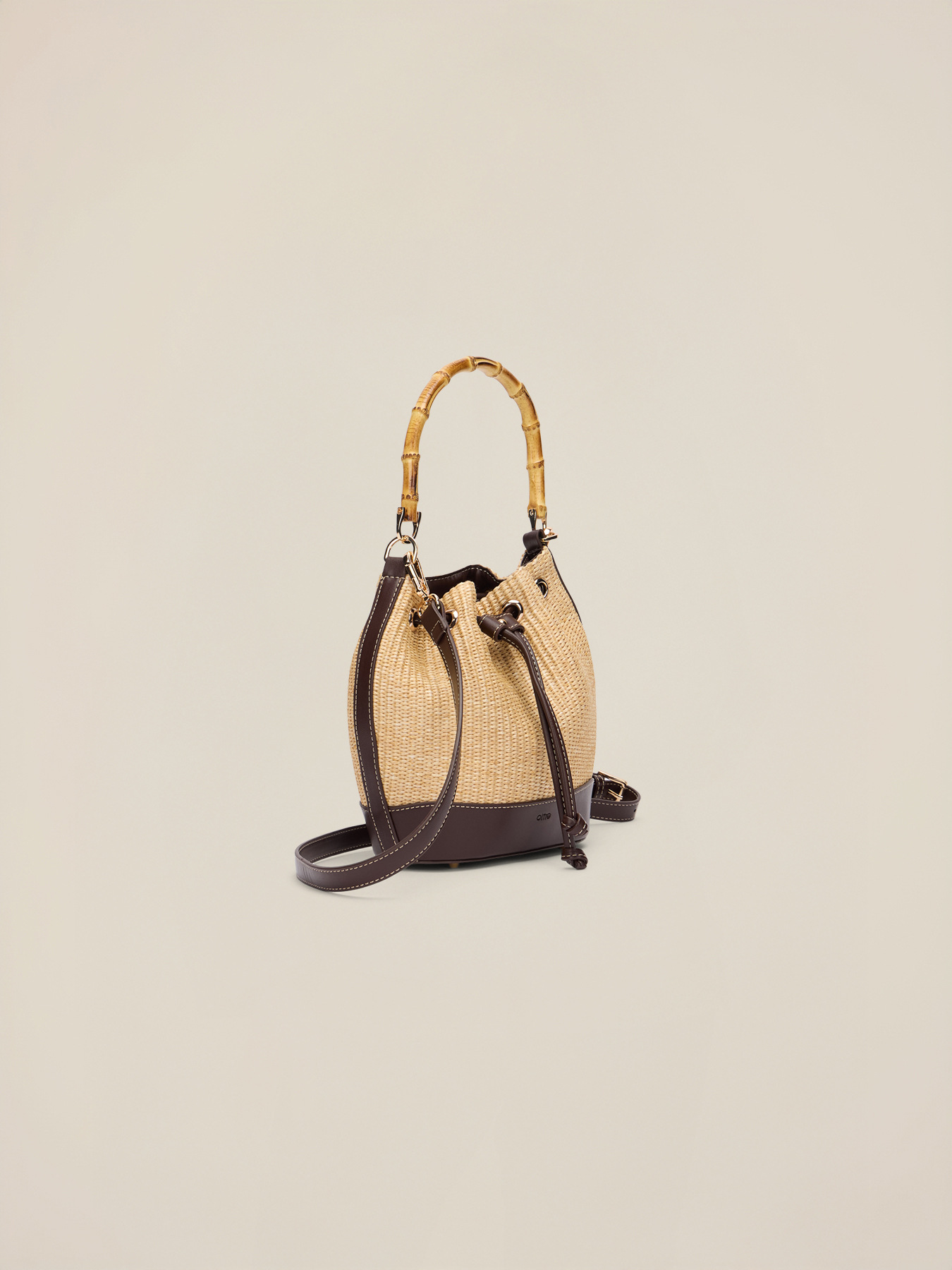 Borsa a secchiello intrecciato image number 2