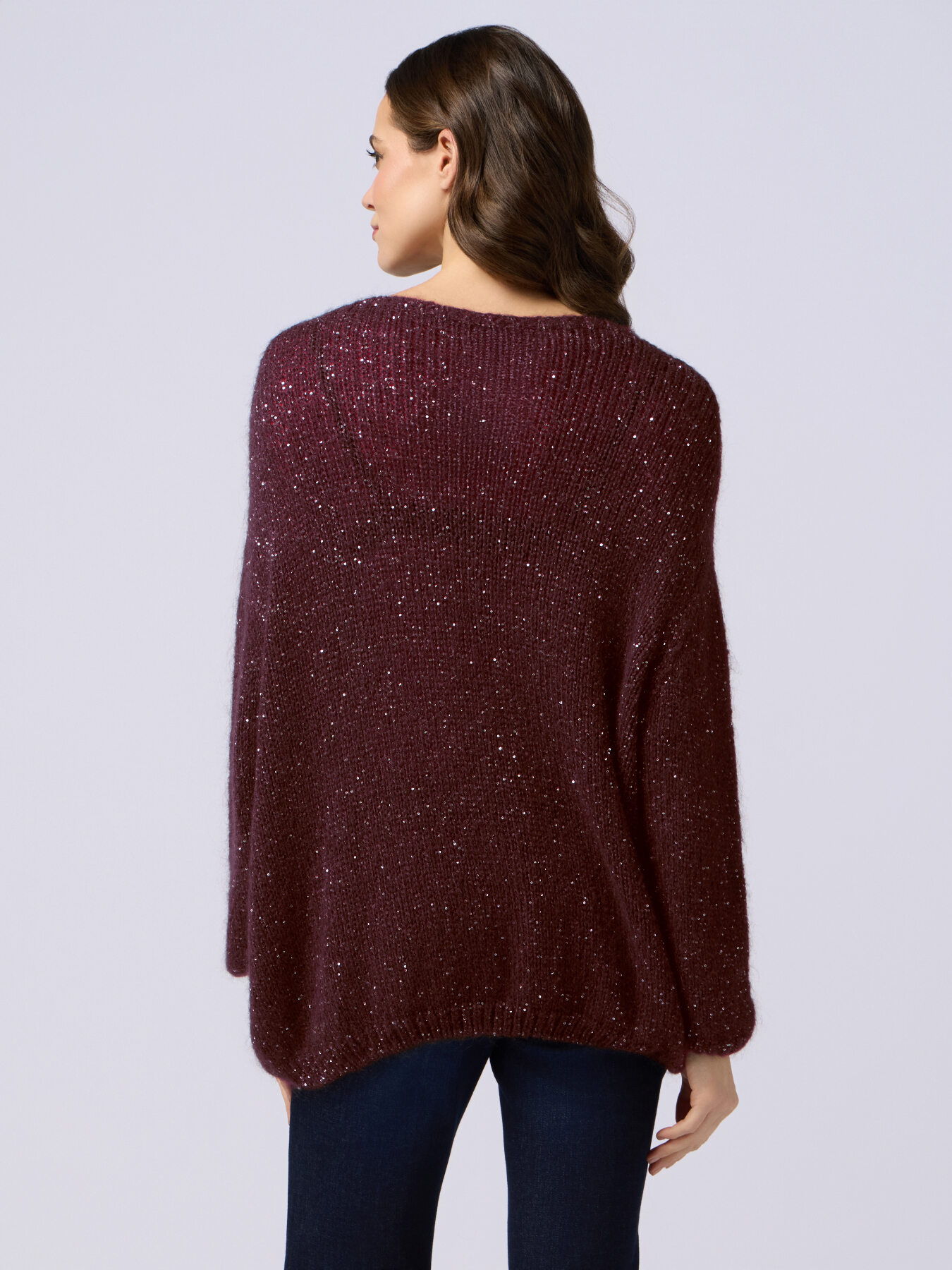 Jersey mezcla de mohair con lentejuelas image number 1