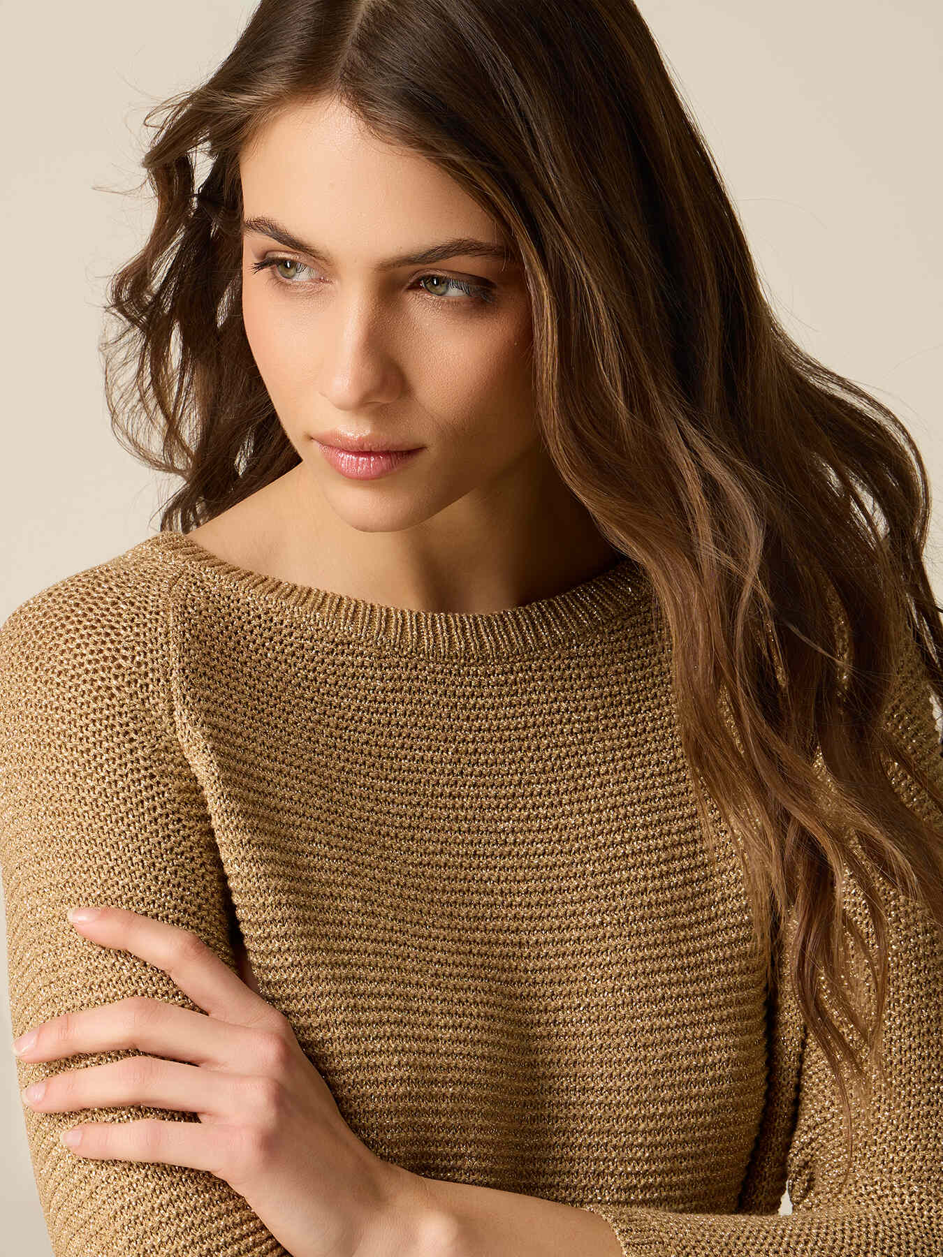 Pull en fil lurex image number 2