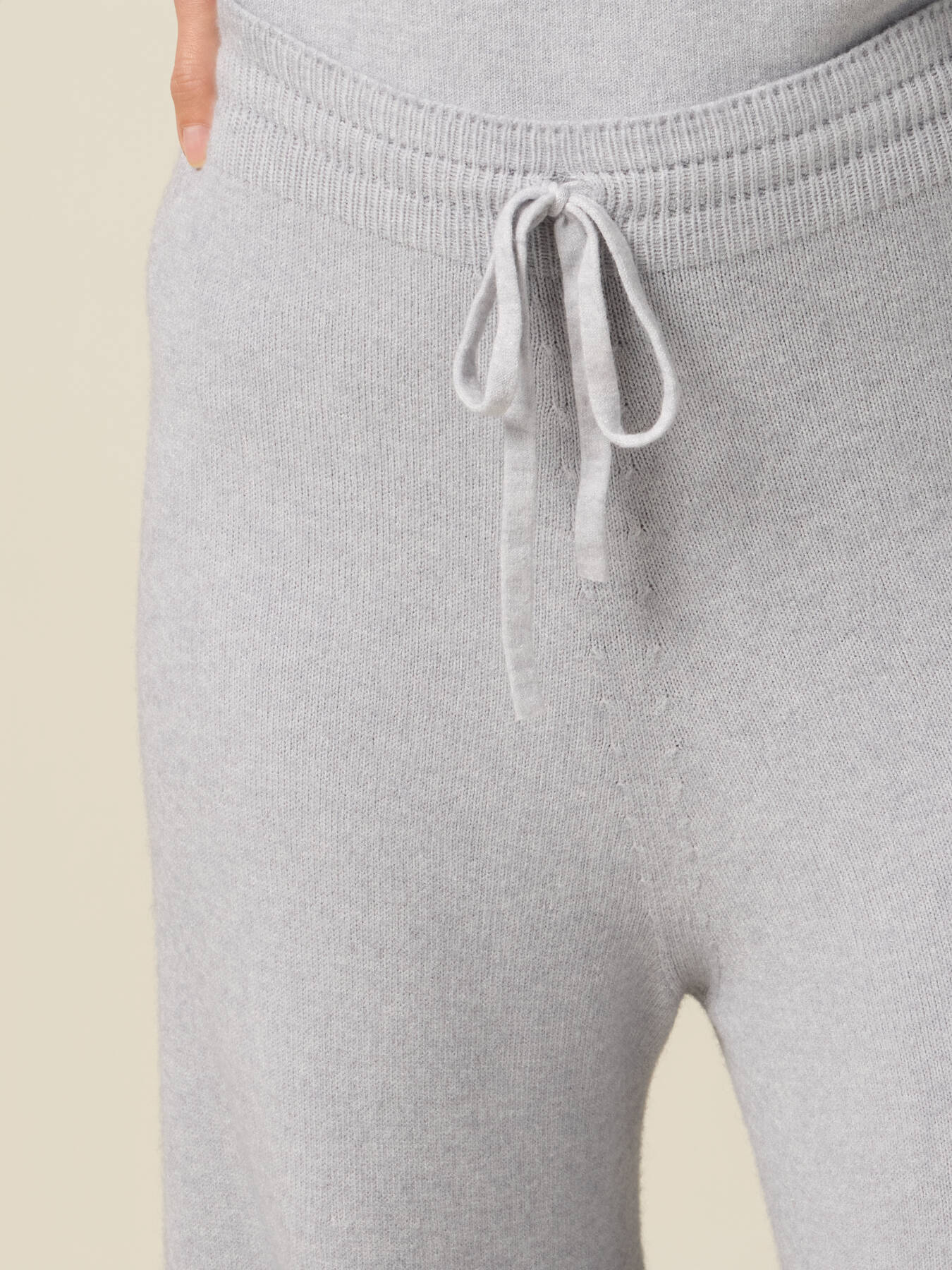 Pantalones palazzo de punto image number 2