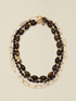 Collar multihilo con piedras naturales image number 1