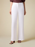 Wide leg linen trousers image number 3