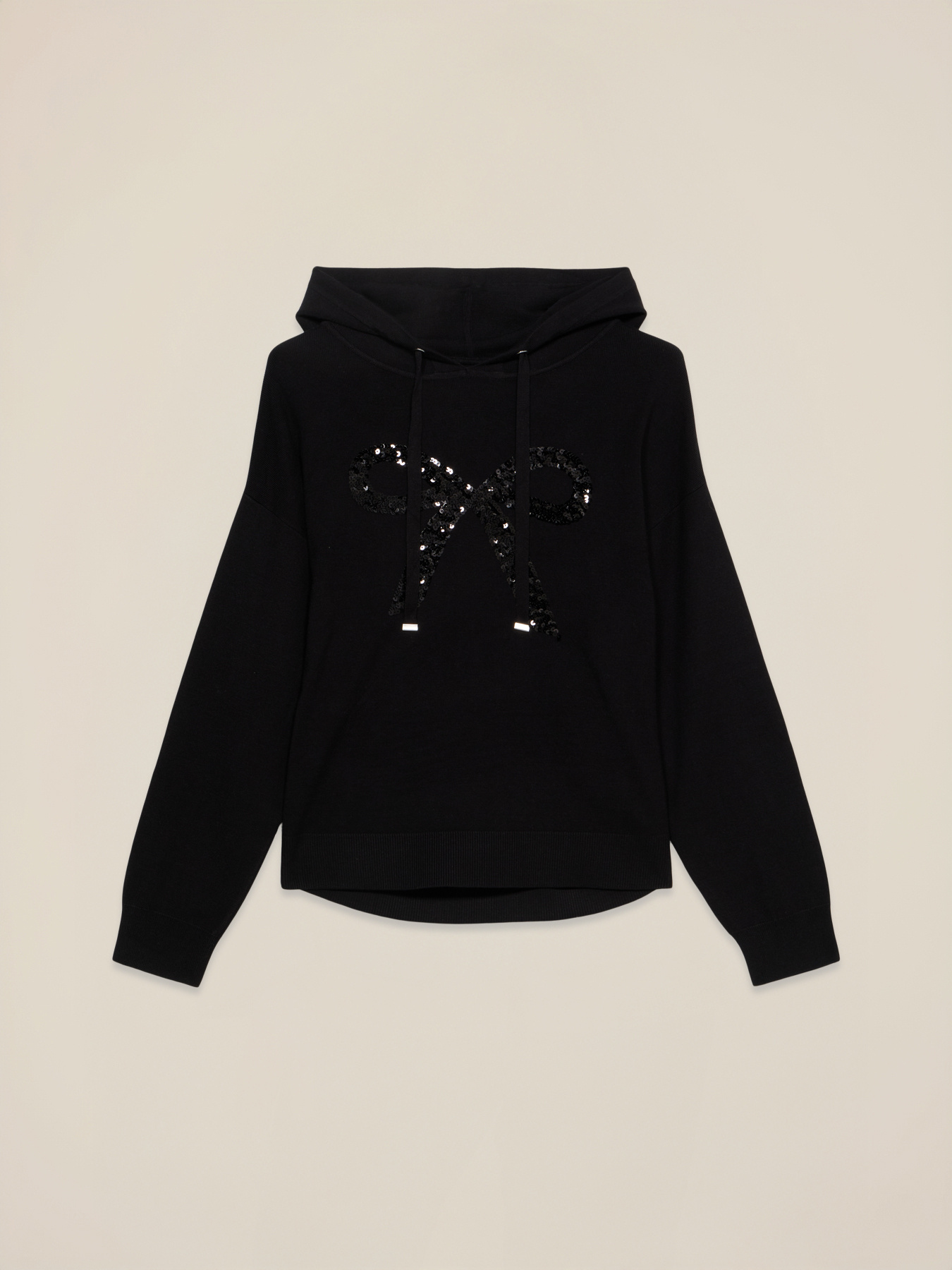 Hoodie with sequins image number 3