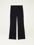 Pantaloni cargo in tessuto fluido image number 4