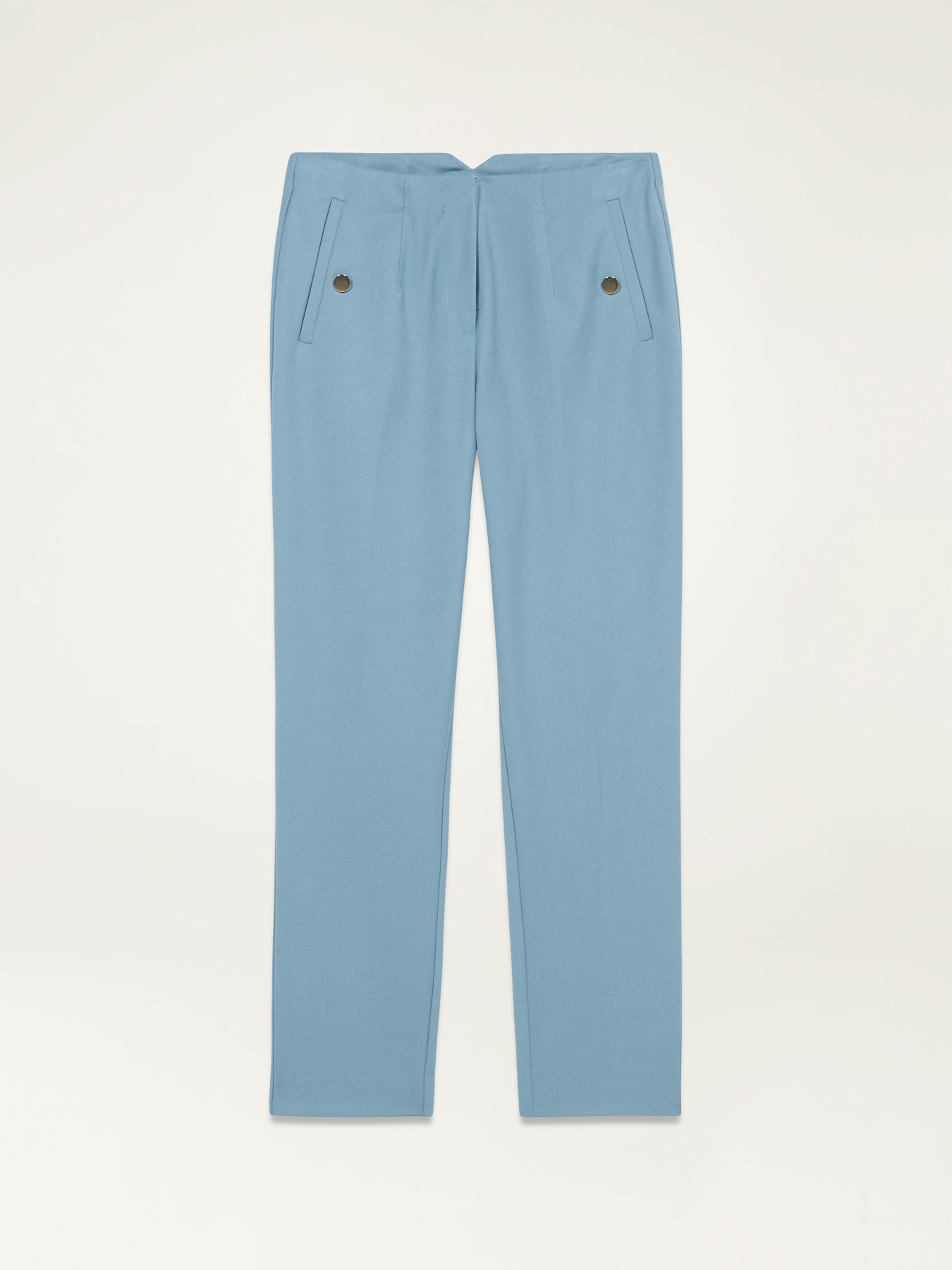 Pantalones pitillo de franela image number 4