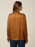 Satin shirt with decorated trims image number 1