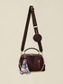 Borsa a tracolla con foulard, catena e mini pouch image number 1
