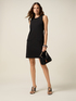 Fluid sheath dress with pockets and buttons image number 3