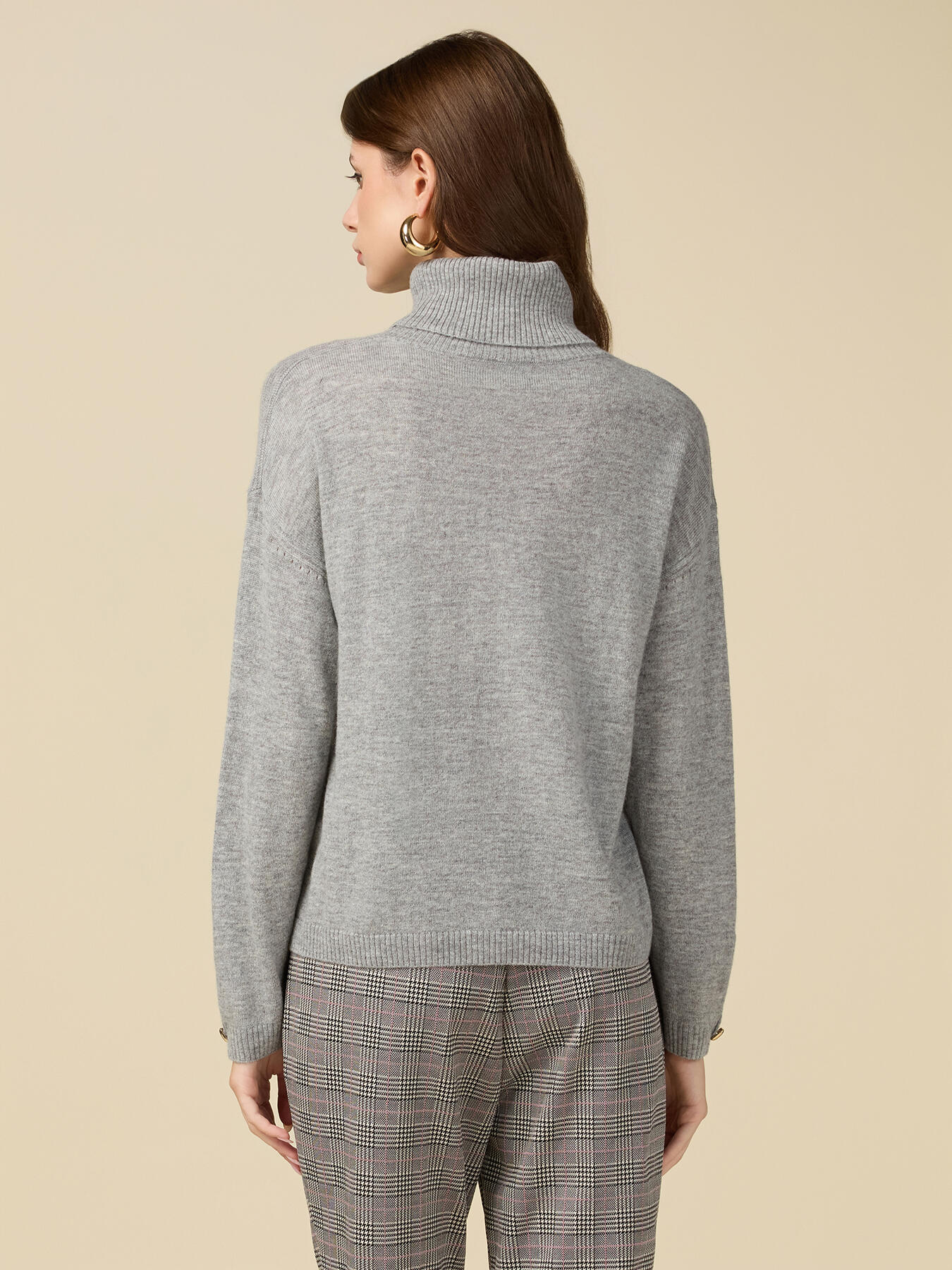 Rollkragenpullover aus Wolle/Kaschmir image number 1