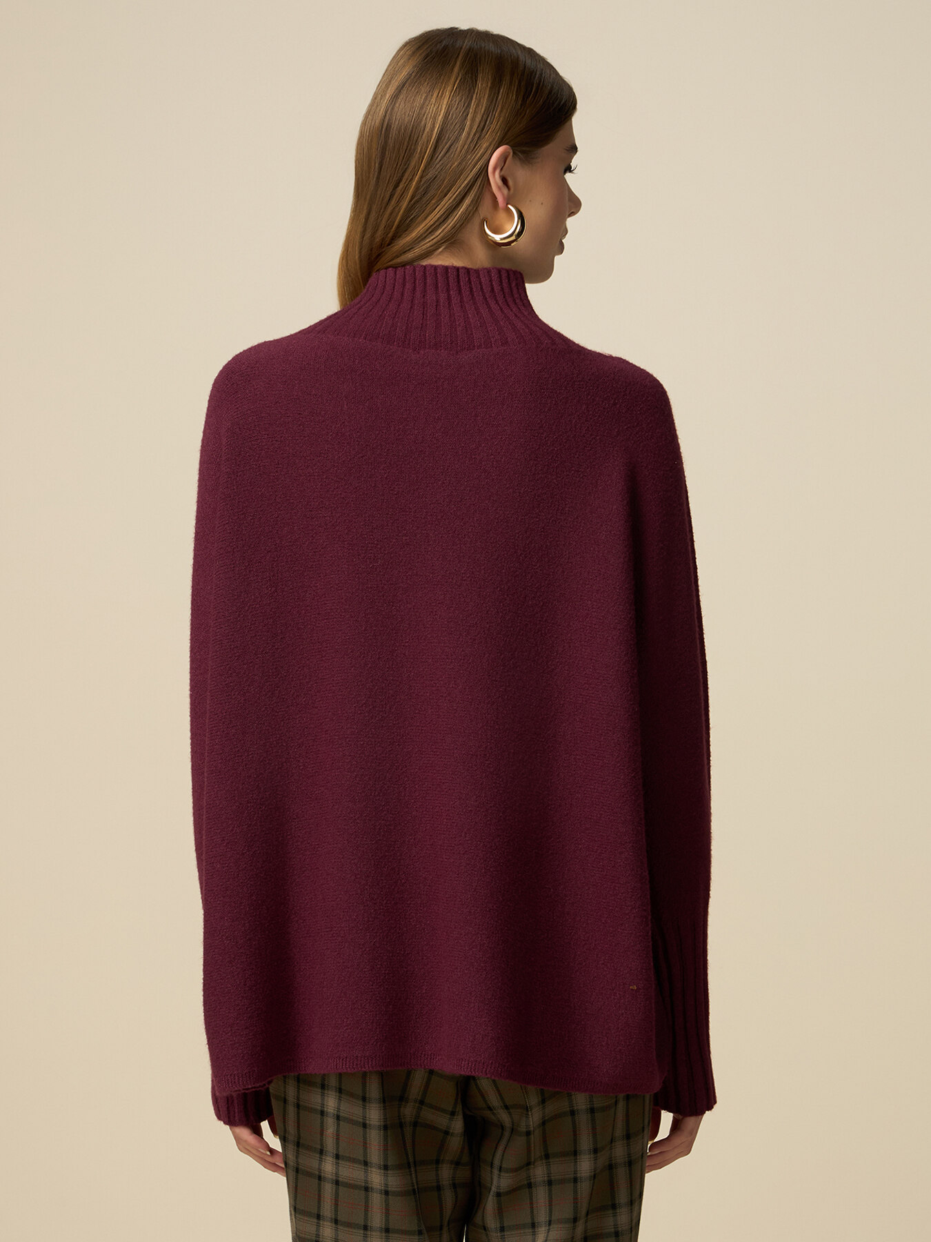 Oversized funnel neck sweater image number 1