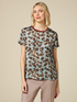 Bluse im Animalier-Look aus Satin image number 0