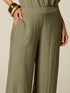 Pantalon palazzo effet crinkle image number 2