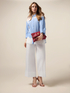 Cotton blend palazzo pants image number 0