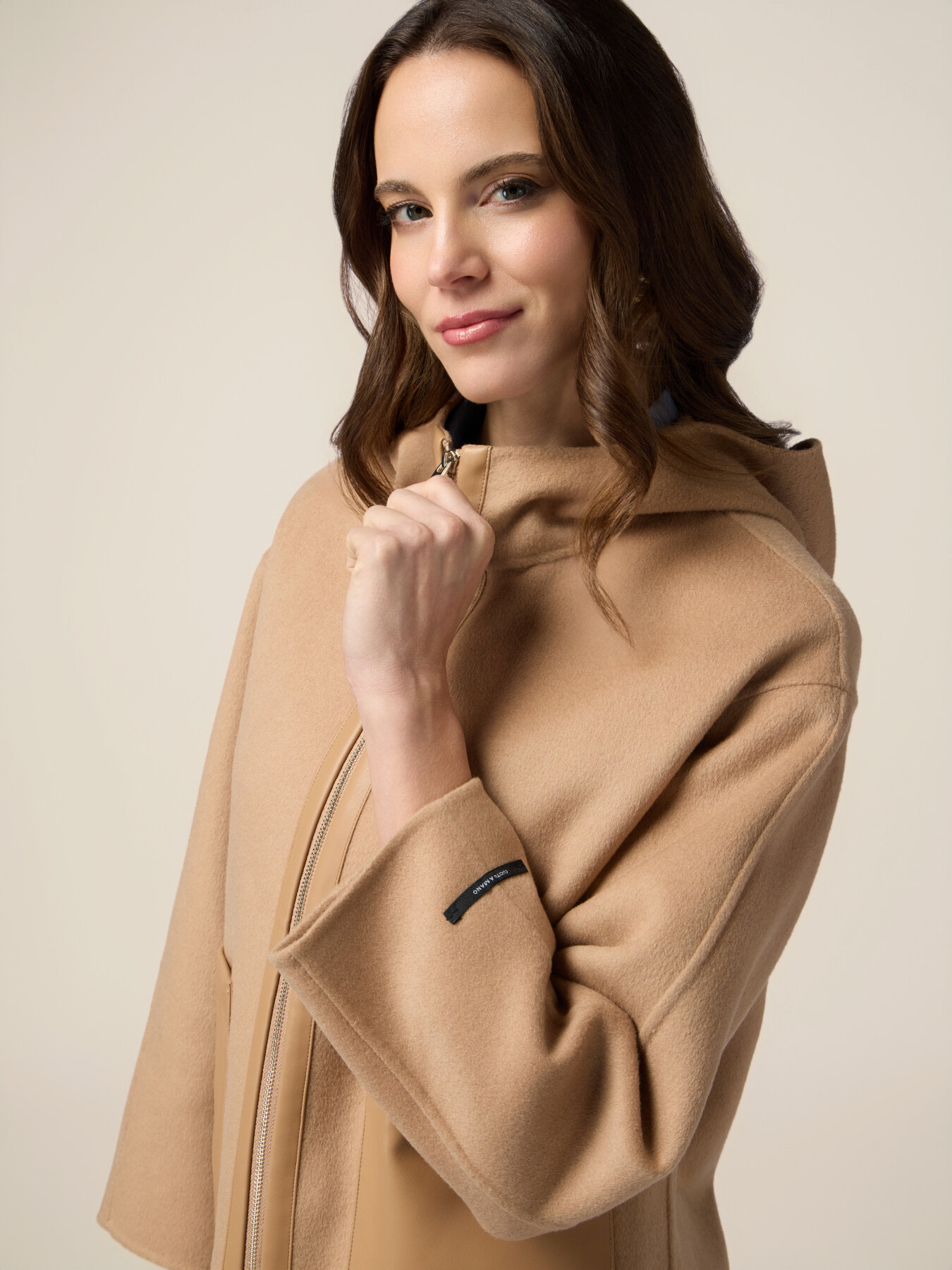 Giubbotto in panno con maxi tasche image number 2