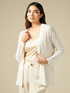 Cardigan lungo traforato image number 0