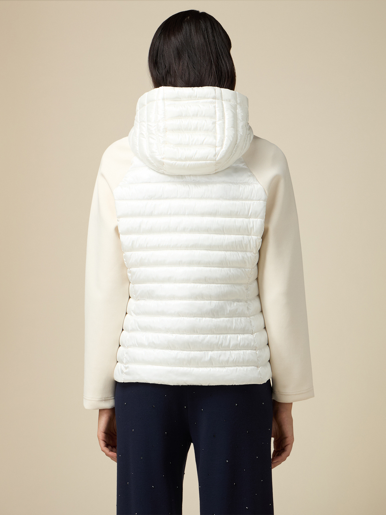 Lightweight combined down jacket image number 2
