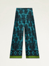Pantalon large en satin de viscose respectueux de l&rsquo;environnement image number 4