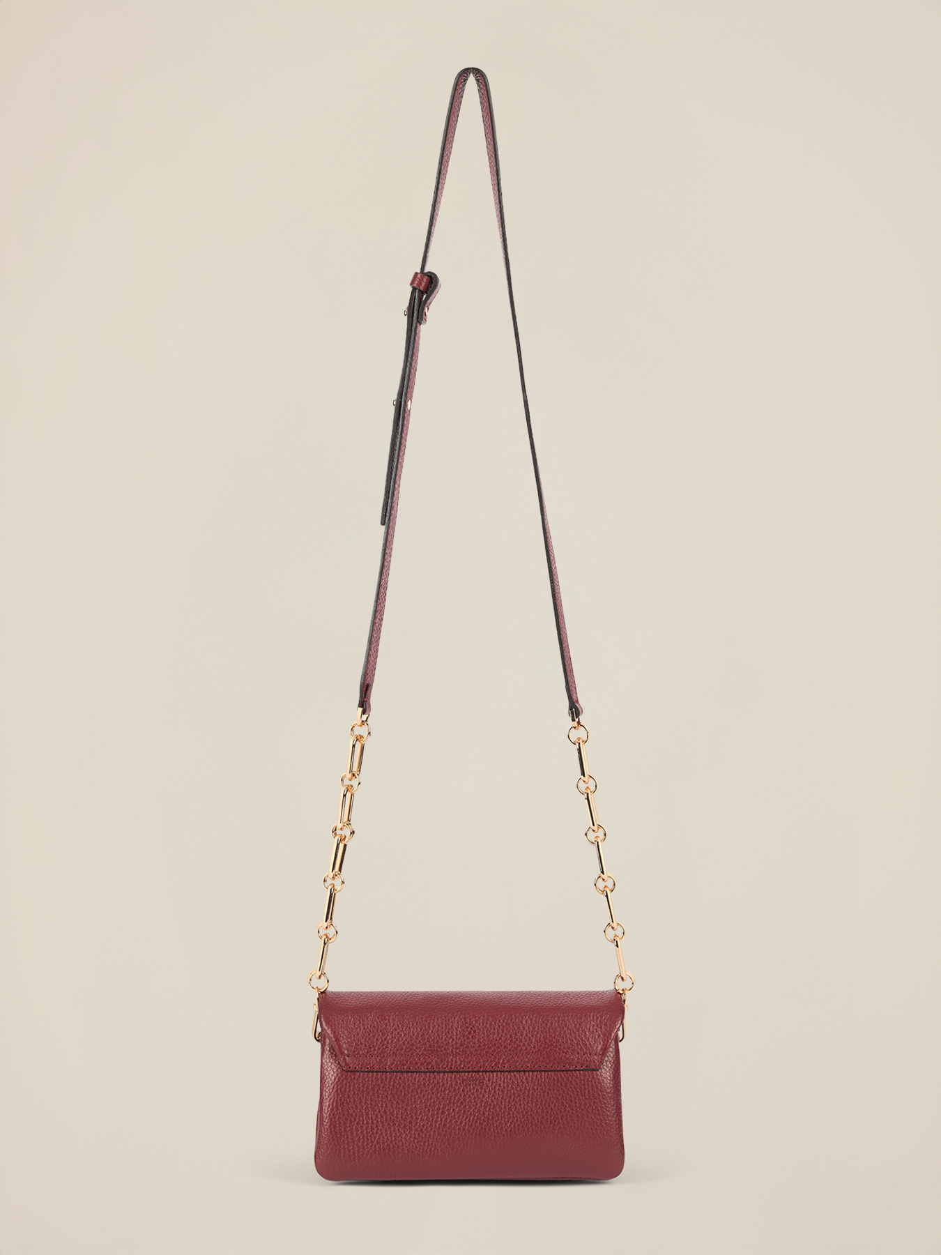 Petit sac &agrave; bandouli&egrave;re en cuir v&eacute;ritable image number 2