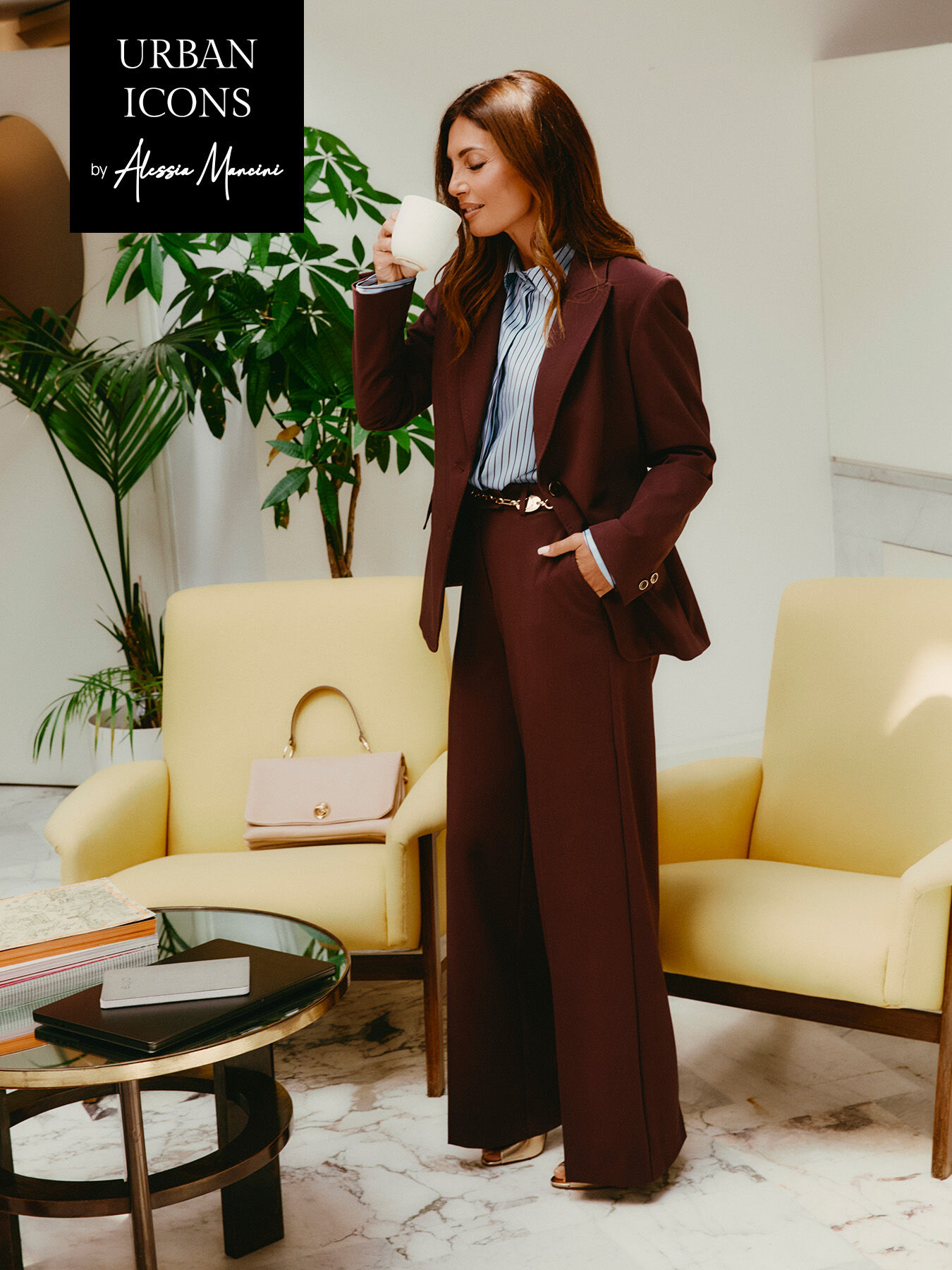 Palazzo pants in polyviscose image number 5