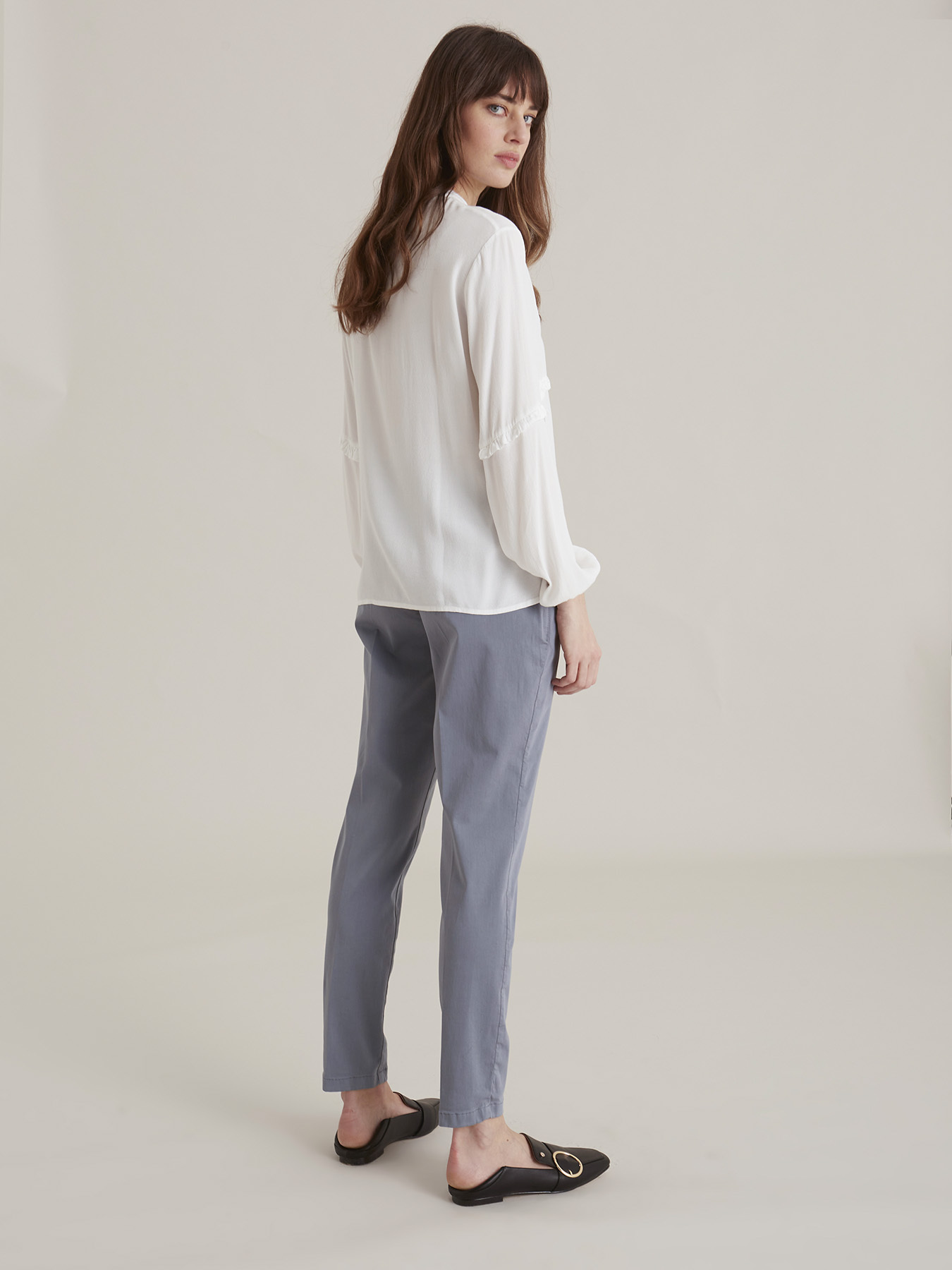 Pantaloni chino Madrid con tape gioiello image number 1