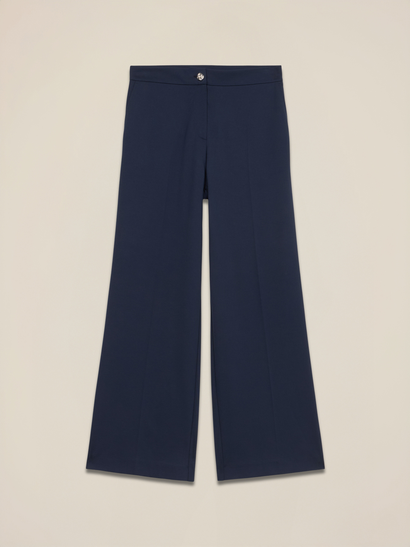 Pantaloni palazzo in punto milano image number 4