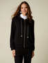 Sweat en scuba &agrave; capuche et zip image number 0
